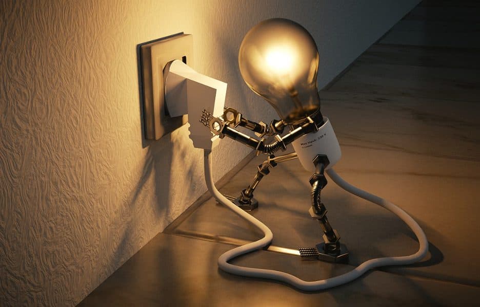 Acender lampada da garagem